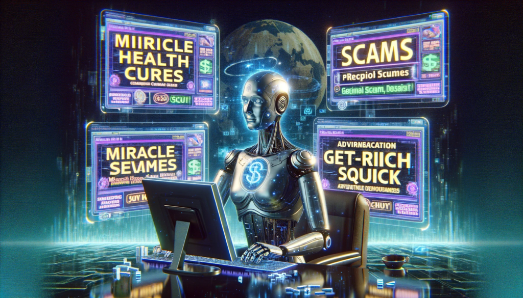 AI generated images spoofing scam